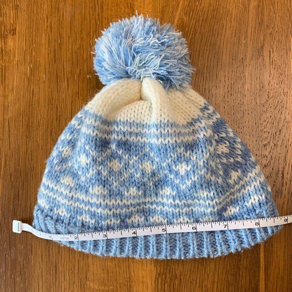 NUTMEG UK Knit Baby Hat & Mittens Set 3-6 Mos Infant Fleece Lined Bundle Purple - Picture 5 of 8